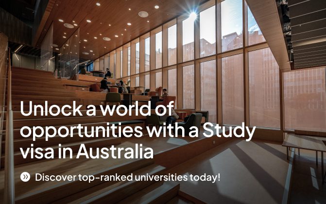 Unlock a world of opportunities with a Study visa in Australia